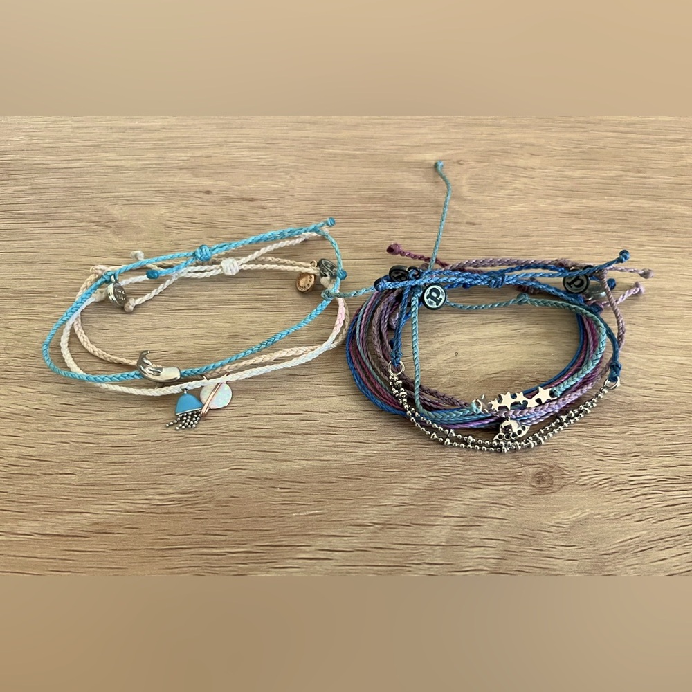 8 Pura Vida bracelets